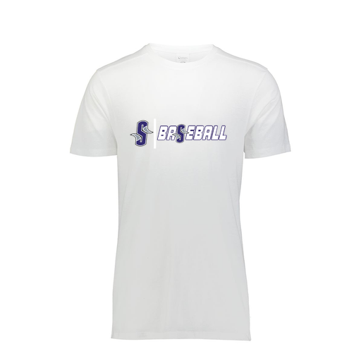 [FTSCUBWH-AS-LOGO2] Decker Men's Tri-Blend T-Shirt - Short Sleeve (Adult S, White, Logo 2)