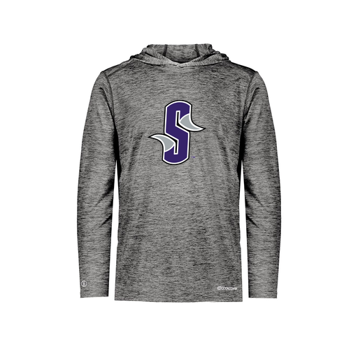 [FOLHCGBK-YS-LOGO3] Decker Youth Charge Hoodie (Youth S, Black, Logo 3)